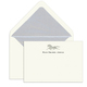 Silver Horse Engraved Motif Flat Note Cards Image 4 of 4